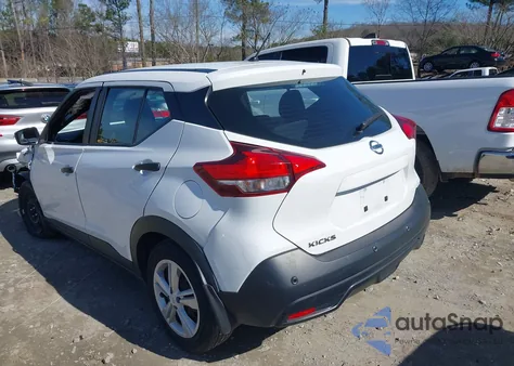 2020 Nissan Kicks S Xtronic Cvt z USA, uszkodzony, nr VIN 3N1CP5BV8LL565315